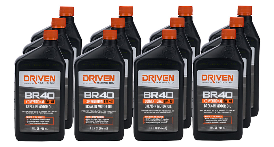Driven Racing Oil BR40 Break-In Oil 1qtx12