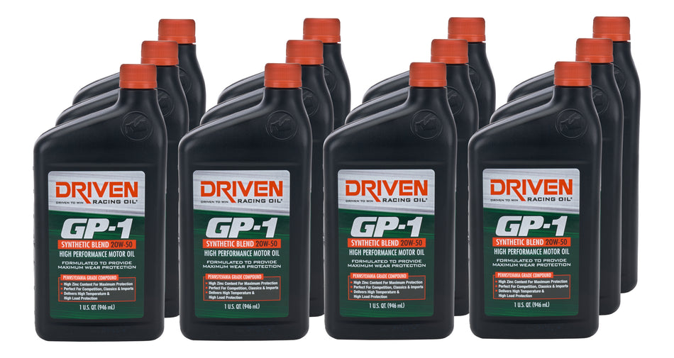 Driven Racing Oil Synthetic Blend 20w50 1qt